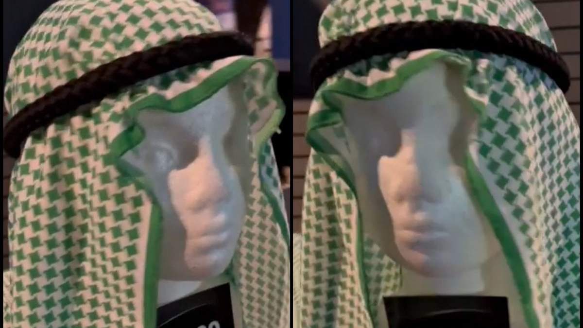 El “Turbante PromoQatar Selección Nacional de México”