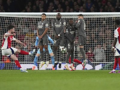 Arsenal vence 3-0 al Real Madrid en la ida de cuartos de final de la Champions League (Videos)