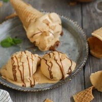 Caserito y sin gastar de más: helado de dulce de leche granizado con pocos ingredientes