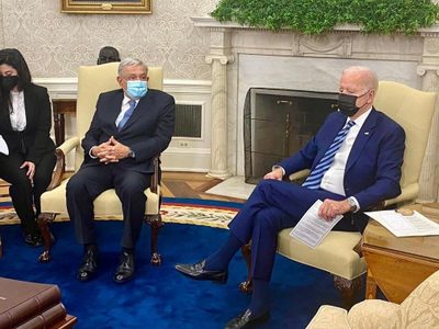 AMLO, "un gran estadista", el elogio de Sheinbaum tras cumbre en EU