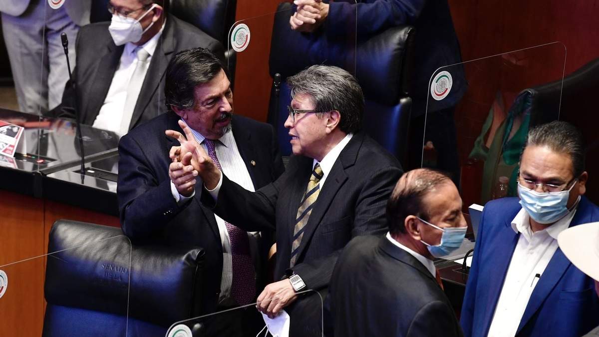 El senador Ricardo Monreal, coordinador de Morena en el Senado