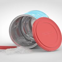 Con esas latas de leche vacías que ibas a tirar, armá este útil proyecto para mantener tu cocina ordenada