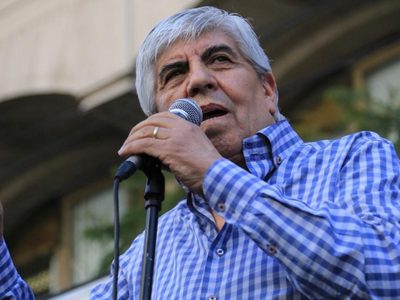 Hugo Moyano alertó a los trabajadores: "No cometan el error de votar a quien no corresponde”