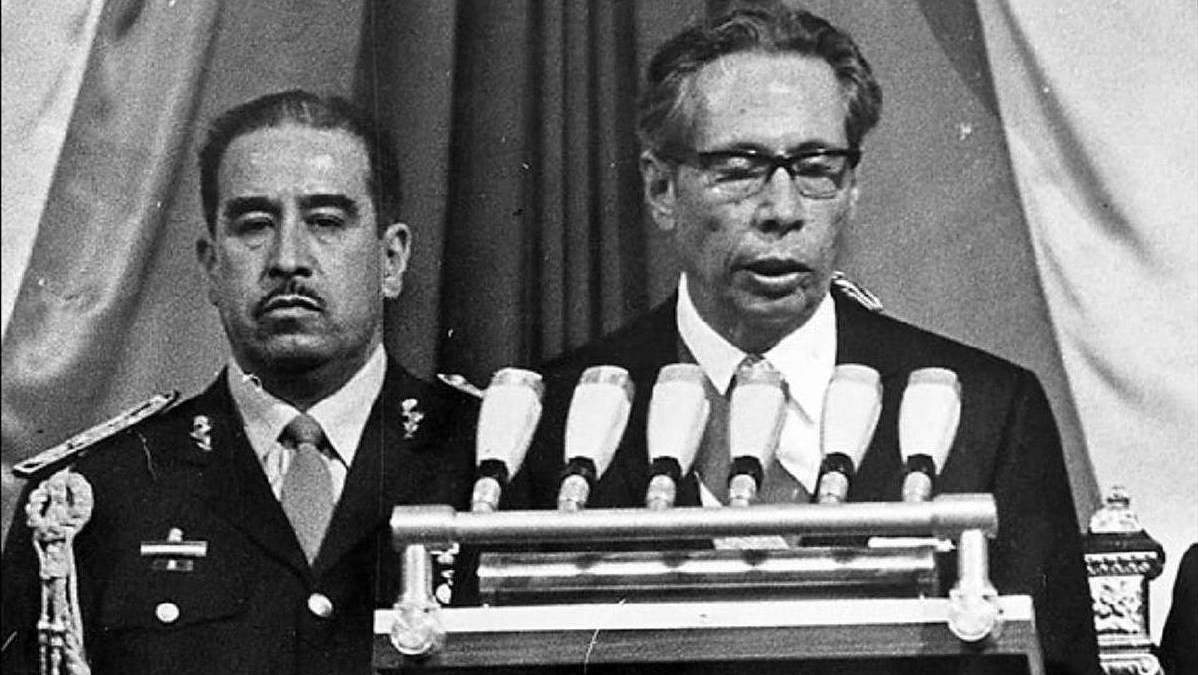 El jefe del Estado Mayor y el presidente Díaz Ordaz