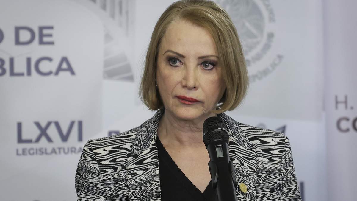 La presidenta de la Mesa Directiva del Senado de la República, Laura Itzel Castillo