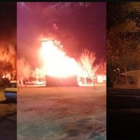 Un incendio intencional destruyó el ecopunto de la plaza Hugo Berbel