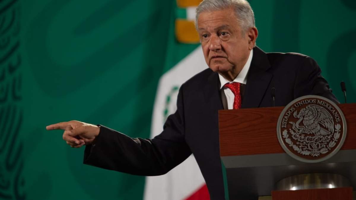 El presidente López Obrador en Palacio Nacional