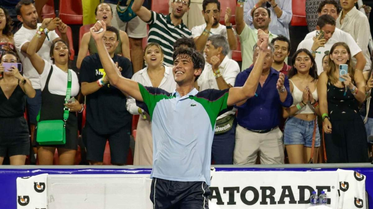 El tenista mexicano Rodrigo Pacheco