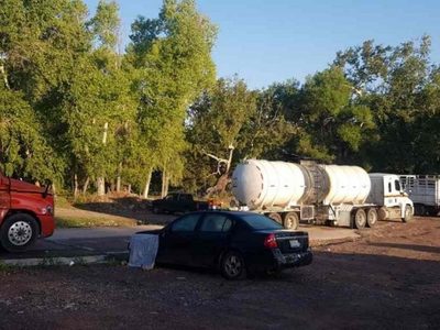 Bloqueo por la defensa del agua continua en Bacoachi, pese a la intervención de las autoridades
