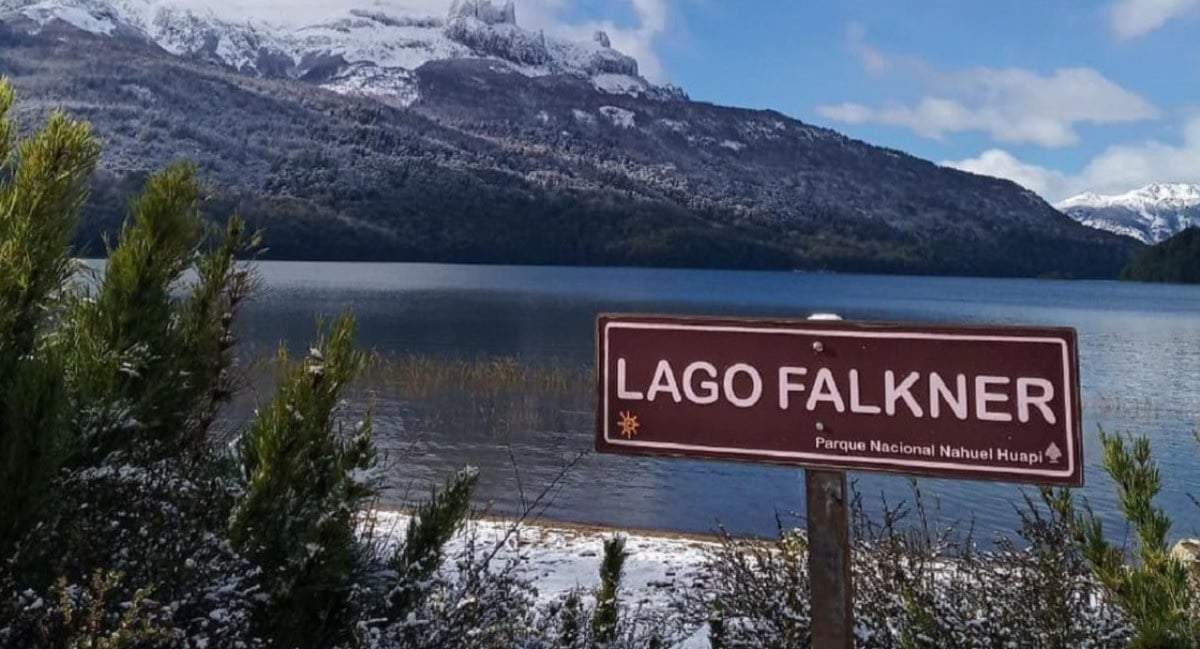 Lago Falkner, en San Martín de los Andes. Fuente: (X)