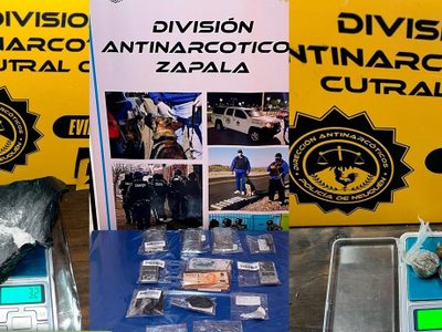 Desarmaron en Zapala una red dedicada al narcomenudeo