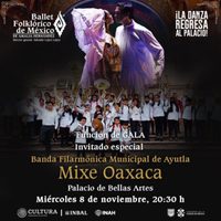 El Ballet de Amalia Hernández en histórica presentación junto a música mixe