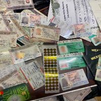 Cae falsificador en la CDMX; tenía billetes, pasaportes, credenciales del INE, visas de EU...