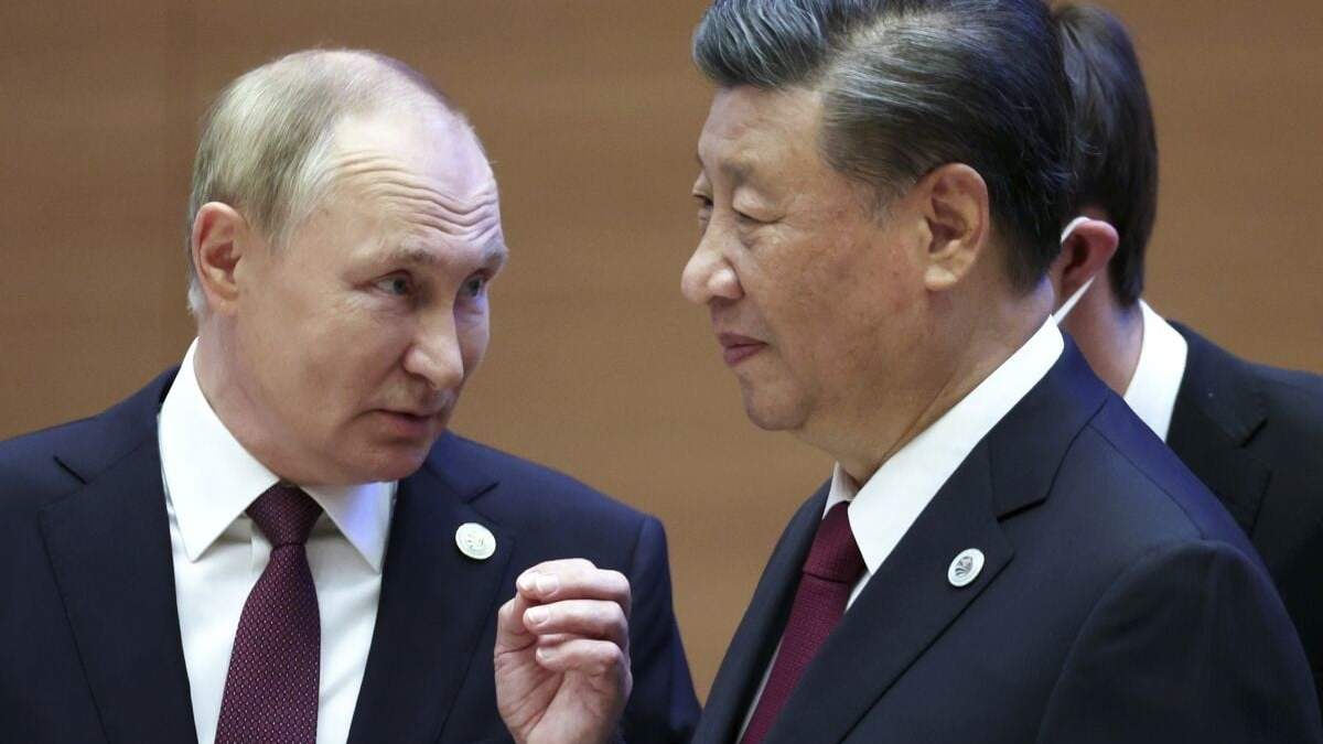 Vladimir Putin y el presidente chino Xi Jinping
