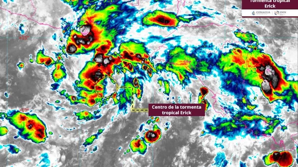Surge la tormenta Erick en el Pacífico