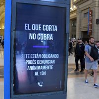 “El que corta no cobra”: la advertencia del Gobierno en estaciones de transporte público