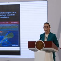 Huracán Milton categoría 5 podría tocar tierra en Yucatán, advierte Sheinbaum