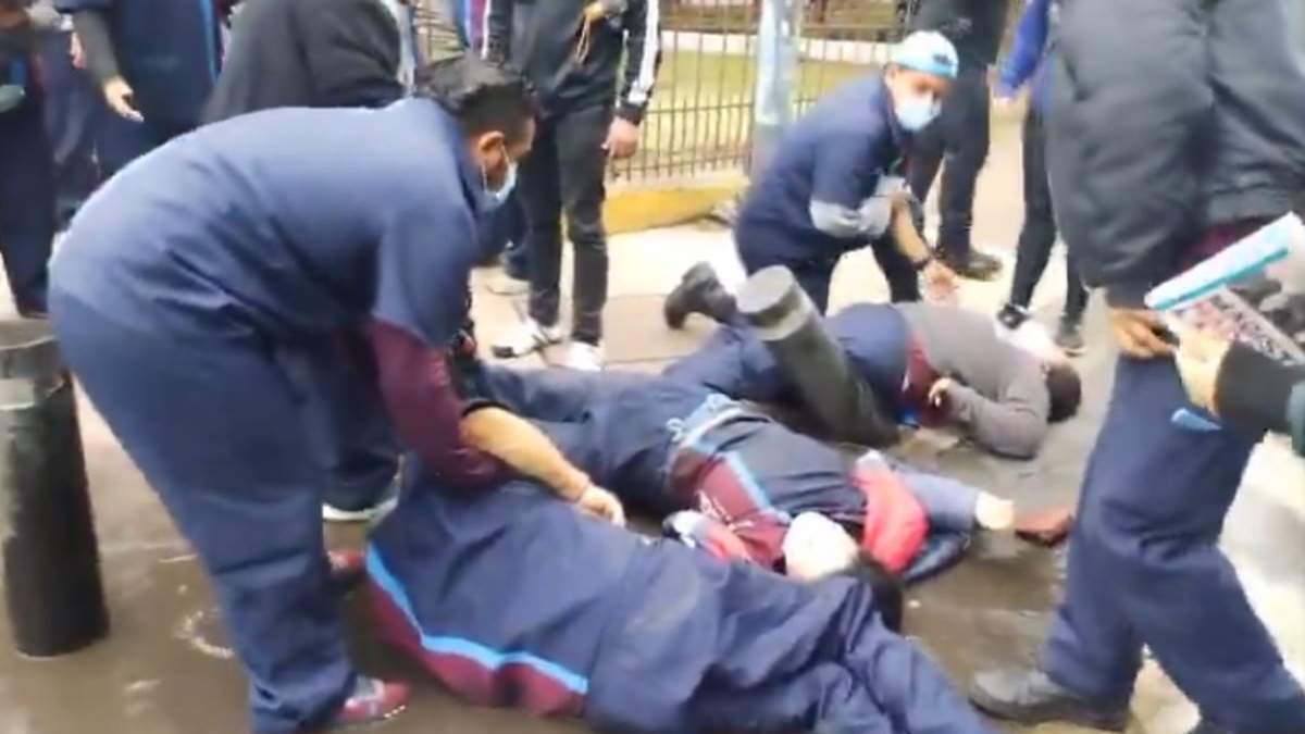 Los trabajadores atropellados en Azcapotzalco