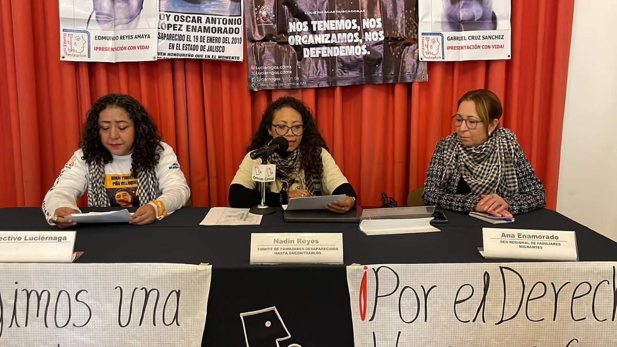 La conferencia de prensa de organizaciones civiles