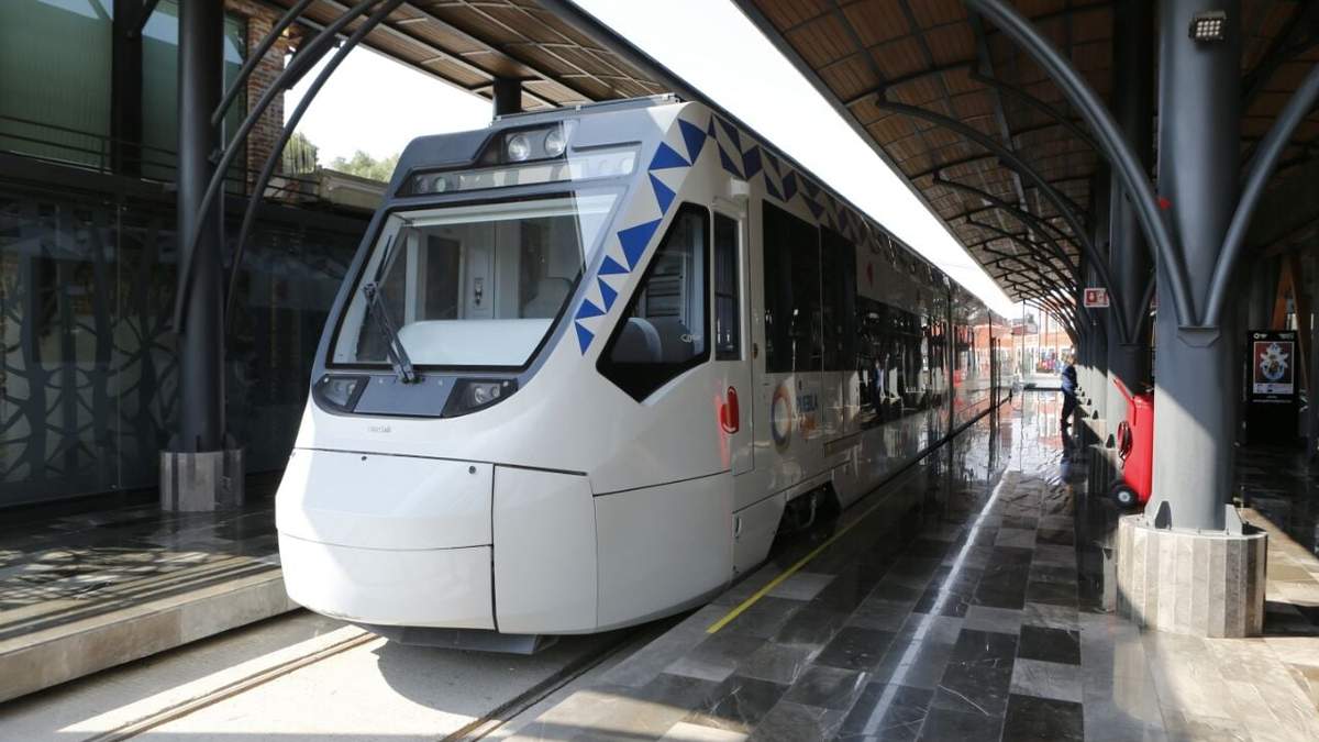 El tren Cholula-Puebla