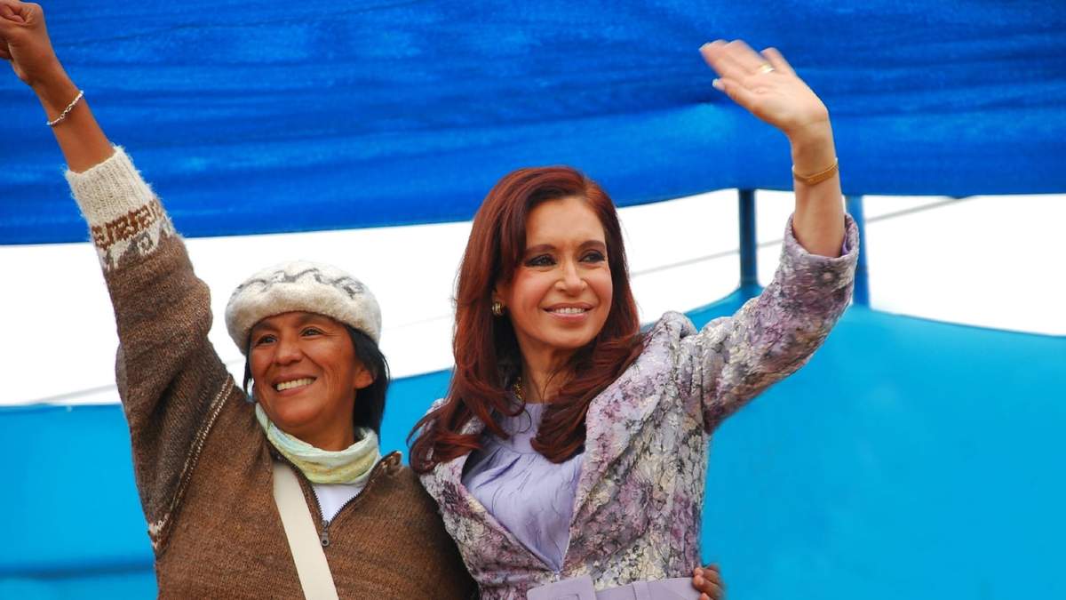 Milagro Sala y Cristina Fernández de Kirchner. Fuente: (Twitter)