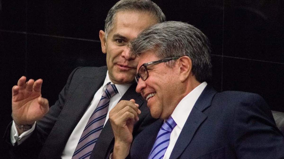 Miguel Ángel Mancera y Ricardo Monreal
