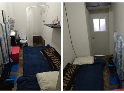 Ofrece en renta un baño como “mini loft” y lo tunden en redes; se vuelve viral