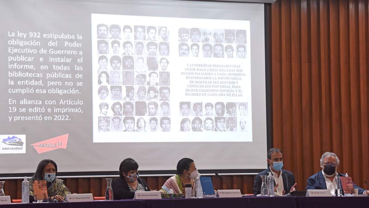 Alejandro en la presentación del informe de la Comisión de la Verdad