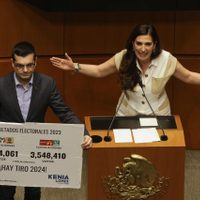 Kenia López: “hay tiro 2024”; Fernández Noroña: “ni tiritititito” (Video)