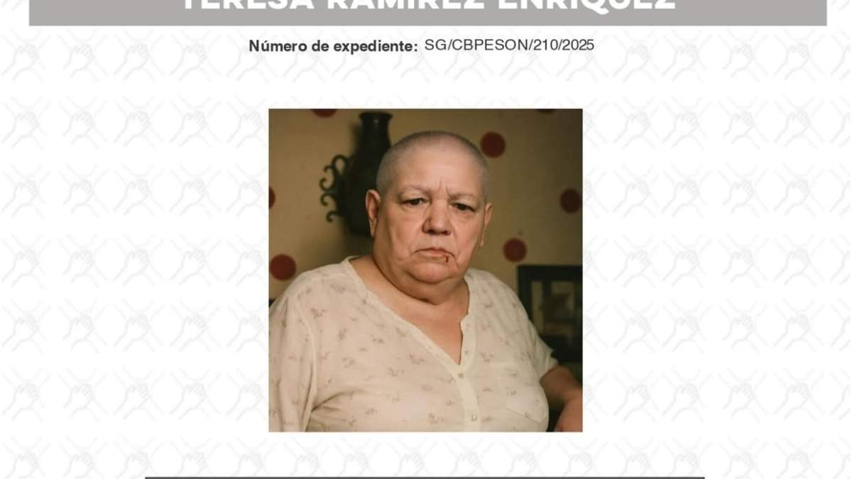 Teresa Ramírez Enríquez, de 60 años