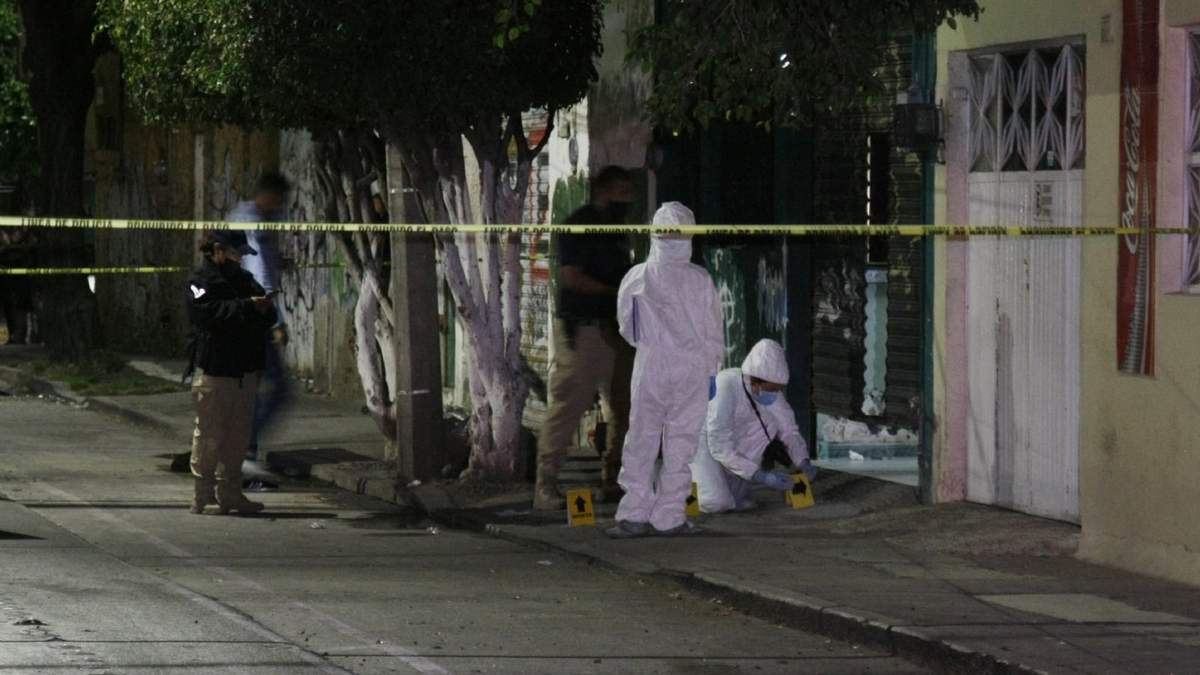 Zona de un asesinato en León, Guanajuato