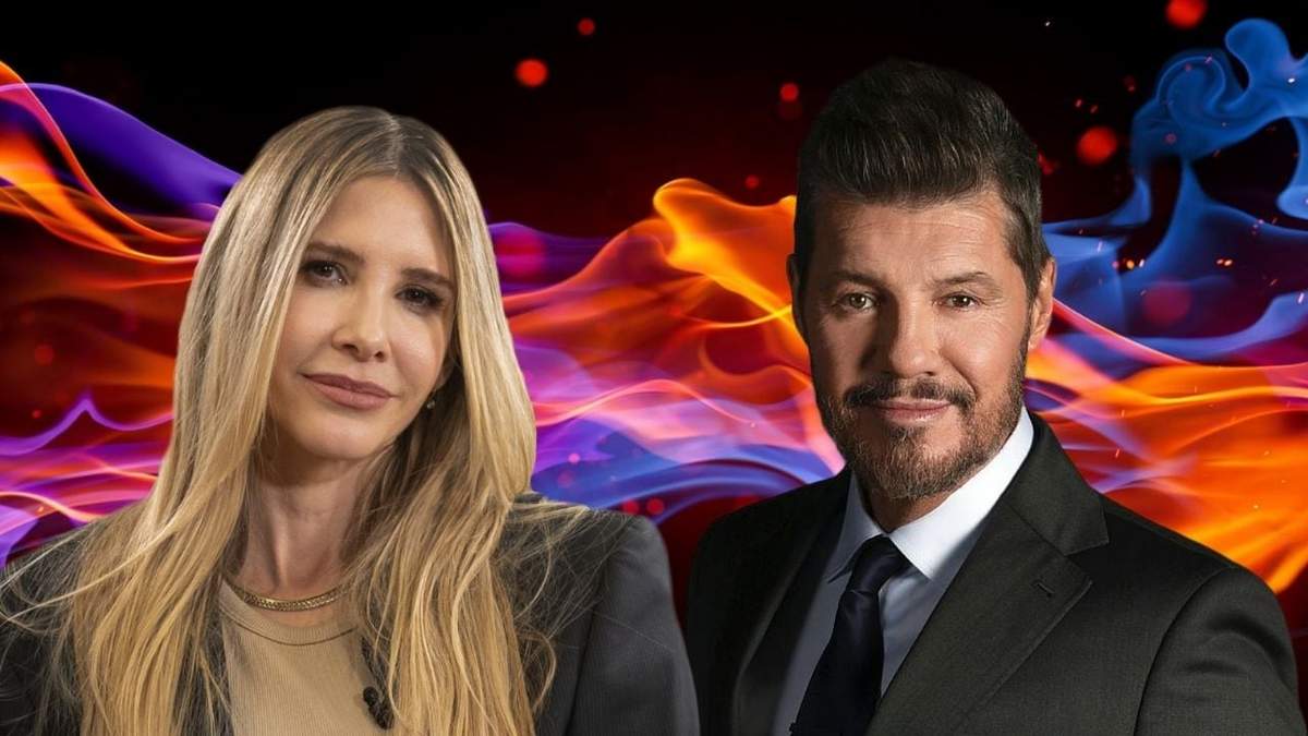Guillermina Valdés y Marcelo Tinelli. Fuente: (Minuto Neuquén)