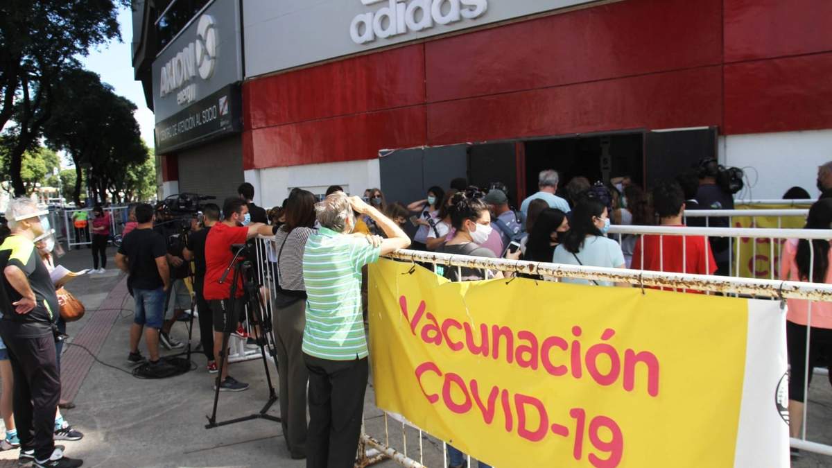 Vacunaciones en la Argentina. Fuente: (Twitter)