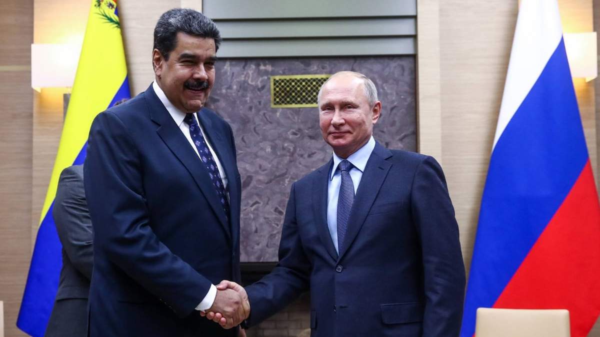 Nicolás Maduro y Vladimir Putin. Fuente: (Twitter)