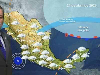 Alerta para nueve estados este martes por chubascos y lluvias fuertes con posible granizo