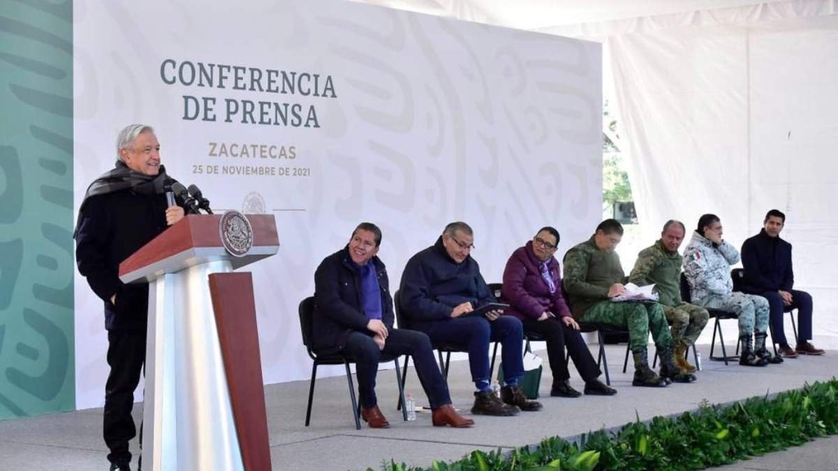 López Obrador durante su gira por Zacatecas