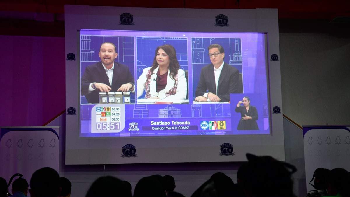 El debate visto desde las instalaciones del IECM