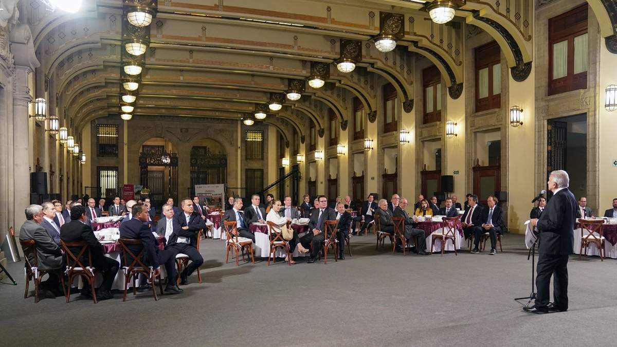 Reunión de López Obrador con empresarios
