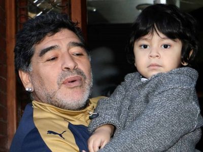 Heredero de la magia: Verónica Ojeda y un nuevo video de su hijo junto a Maradona, que nos ilusionó