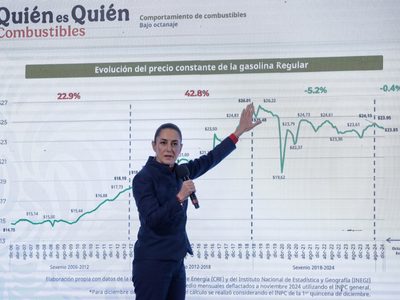 “No va a aumentar el precio de las gasolinas”: Sheinbaum