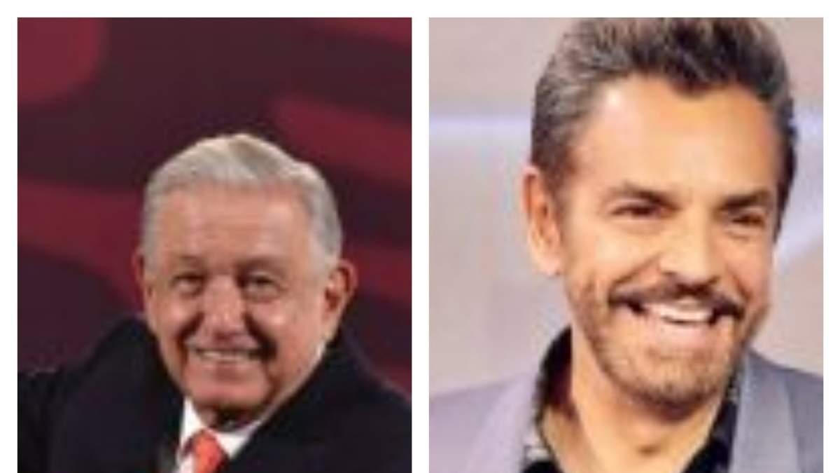 AMLO y Eugenio Derbez