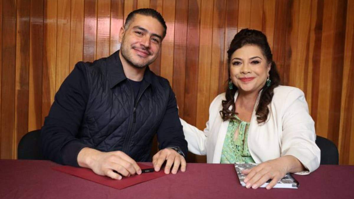 Omar García Harfuch y Clara Brugada