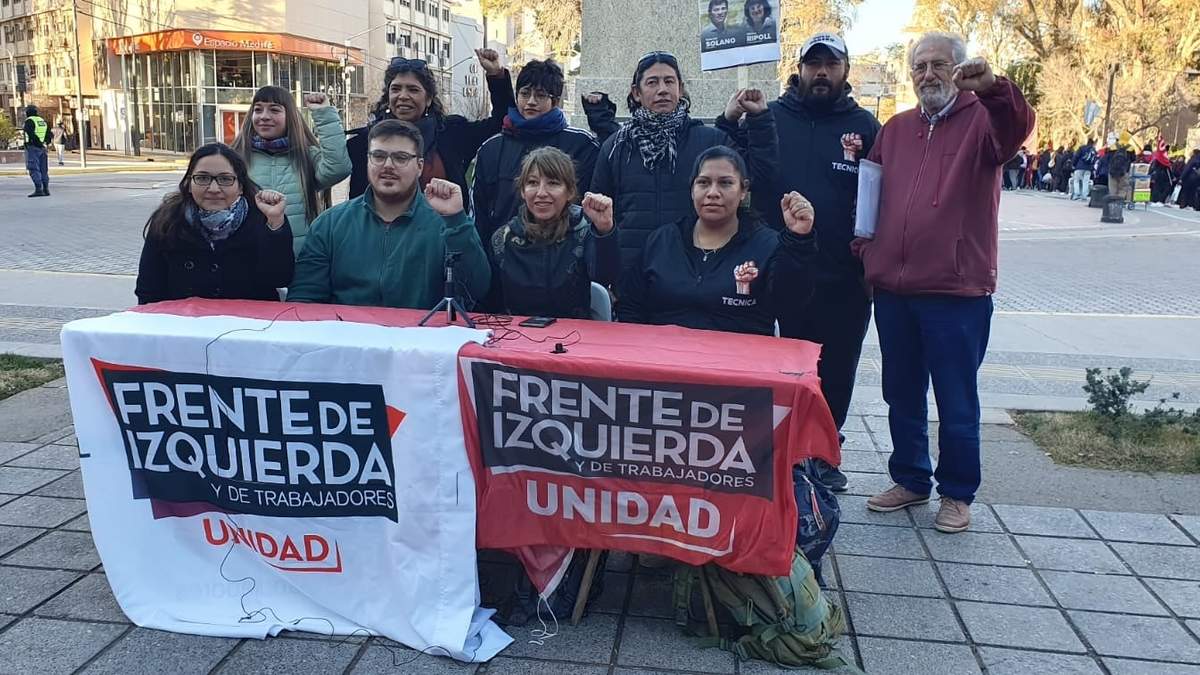 Candidatos del Frente de Izquierda. Fuente: (Javier Manzano).