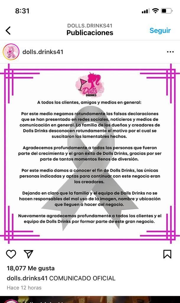 comunicado licua