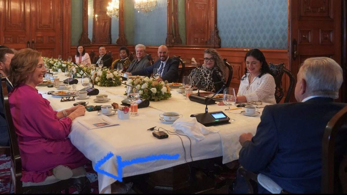 La imagen criticada por la senadora panista