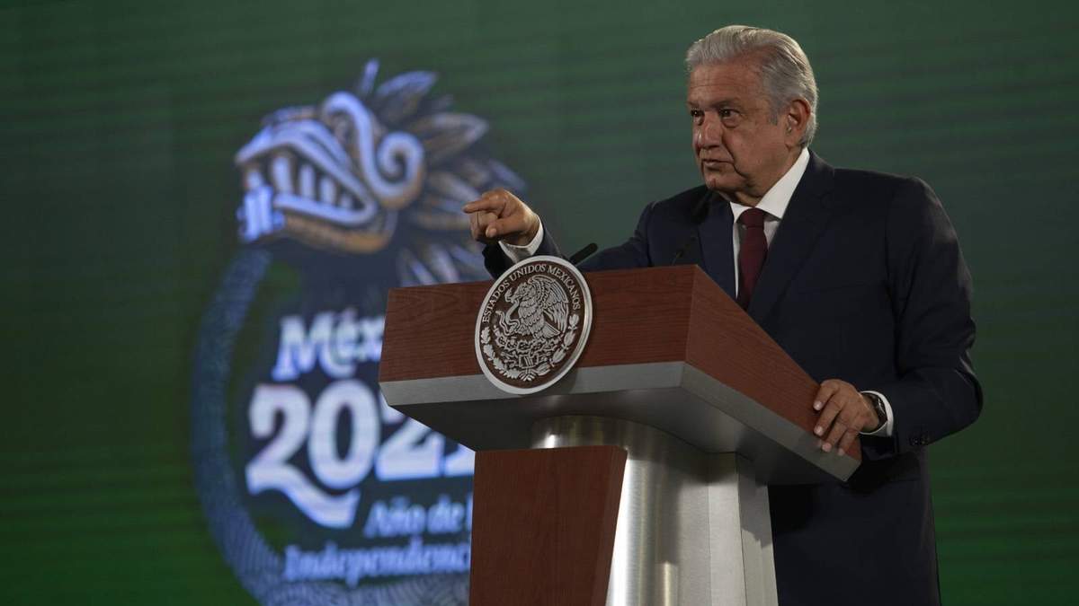 El presidente Andrés Manuel López Obrador en su conferencia del miércoles