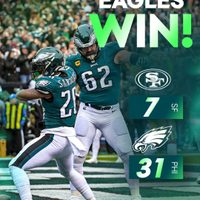 Filadelfia vence 31-7 a los 49ers y logra el primer boleto para el Super Bowl LVII