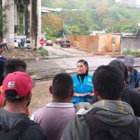 ACNUR y CICR construyen un albergue para migrantes en Coatzacoalcos, Veracruz