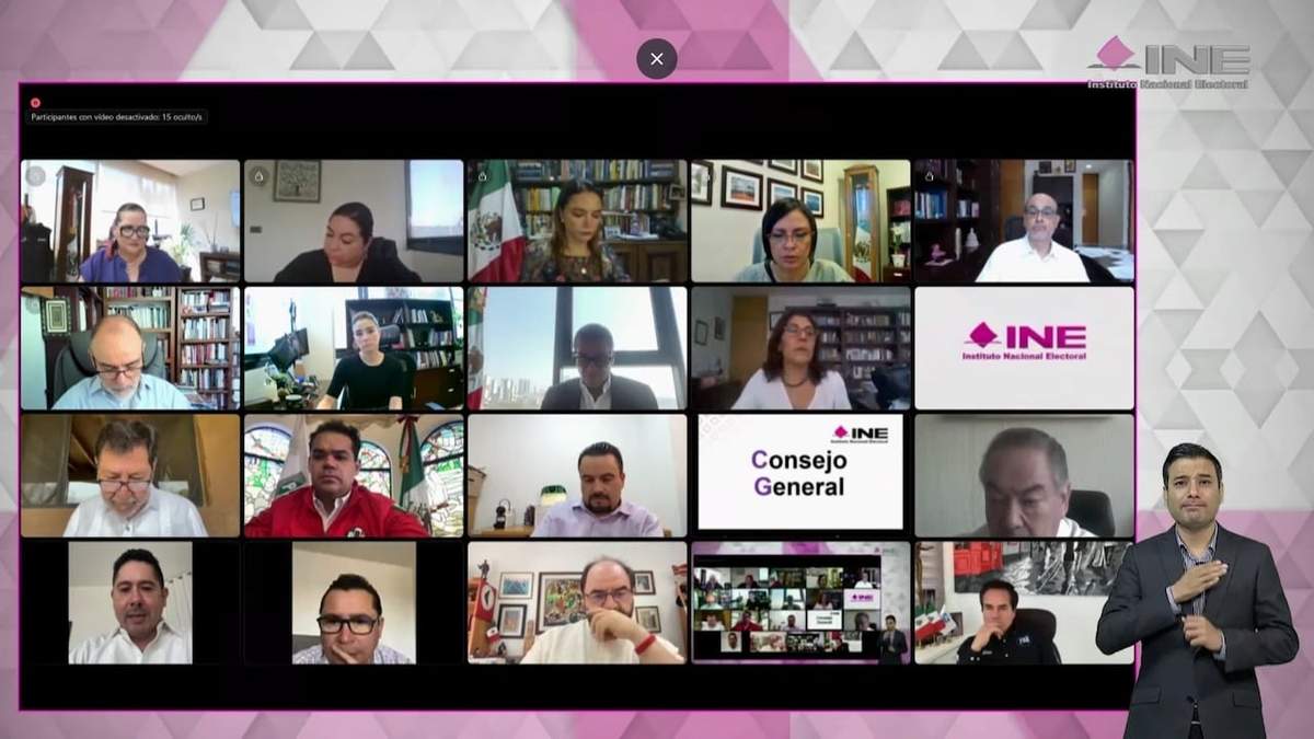 Sesión virtual del Consejo General