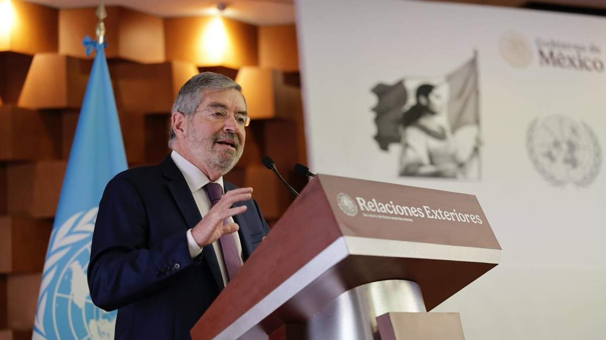 El canciller Juan Ramón de la Fuente la conmemoración de los 80 años de la ONU
